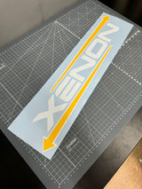 Large Xenon Window Sticker