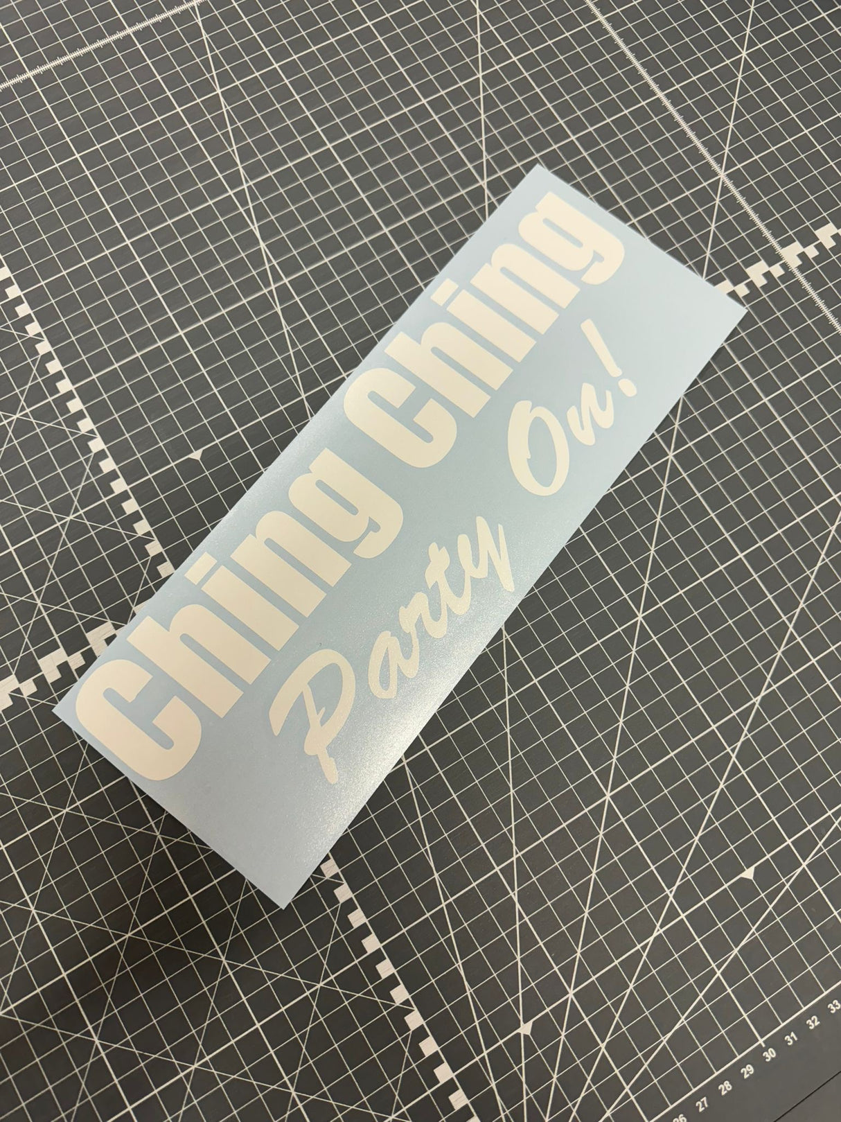 Ching Ching… Window Sticker