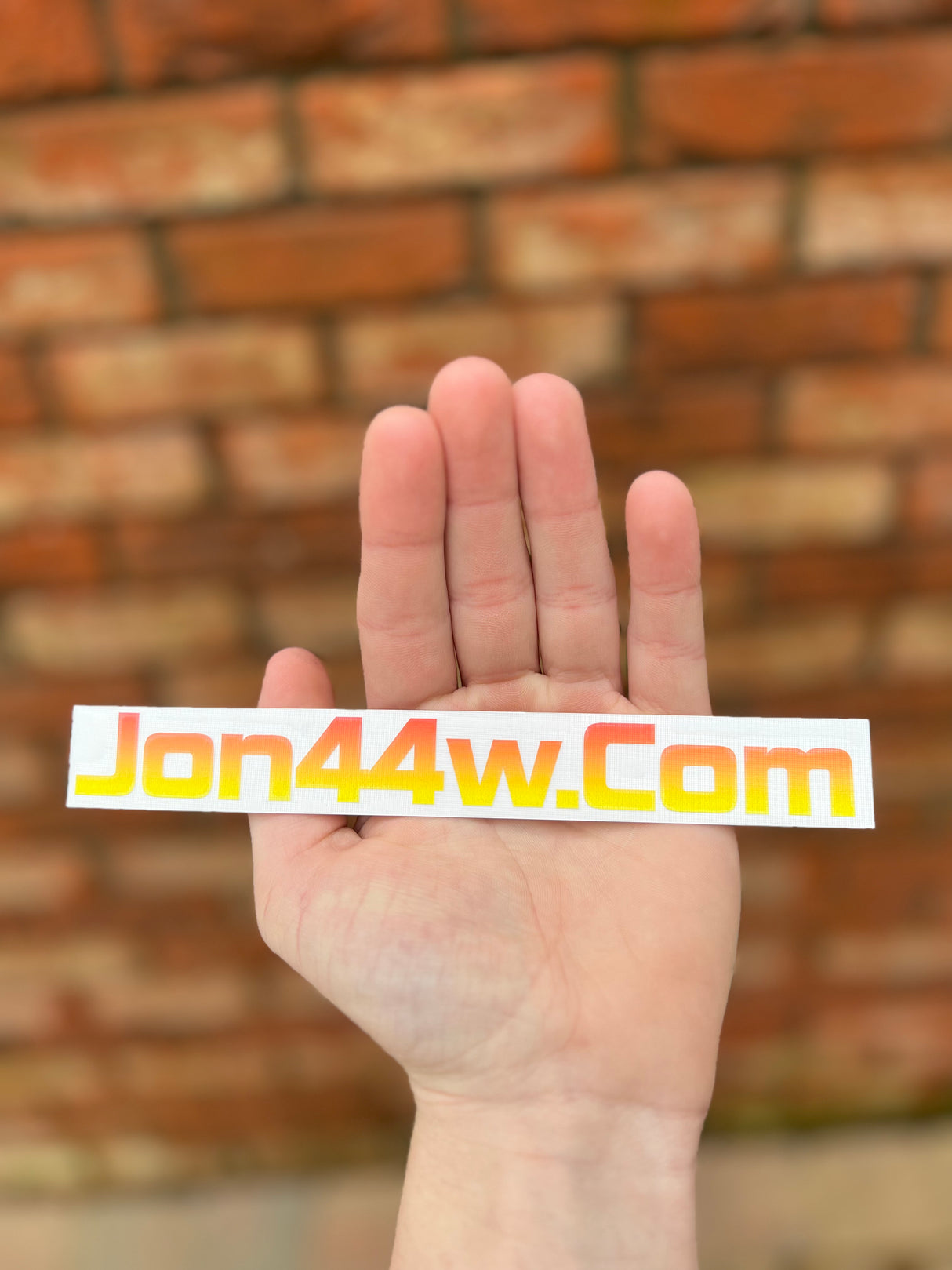 JON44W.COM Sticker 20Cm