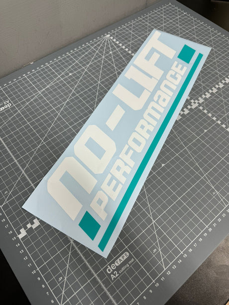 Large No-Lift Window Sticker