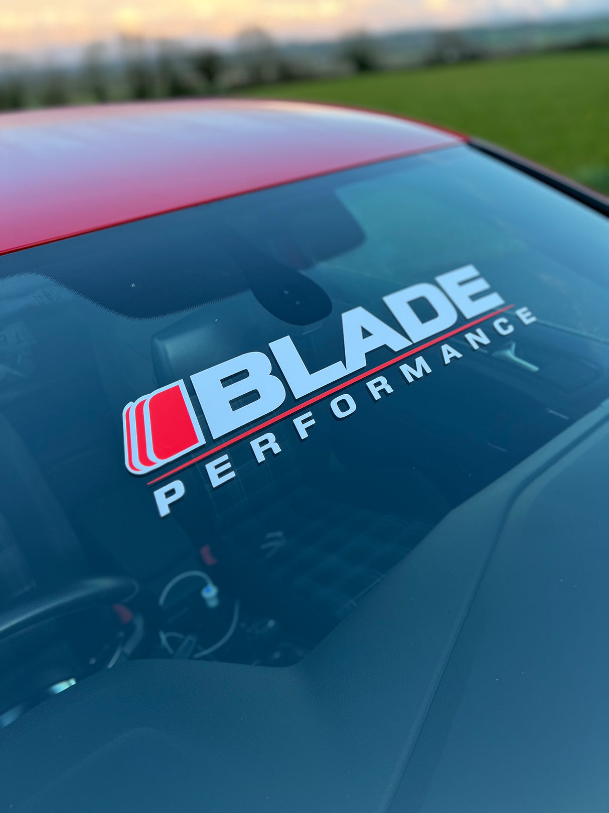 Blade Performance Window Sticker