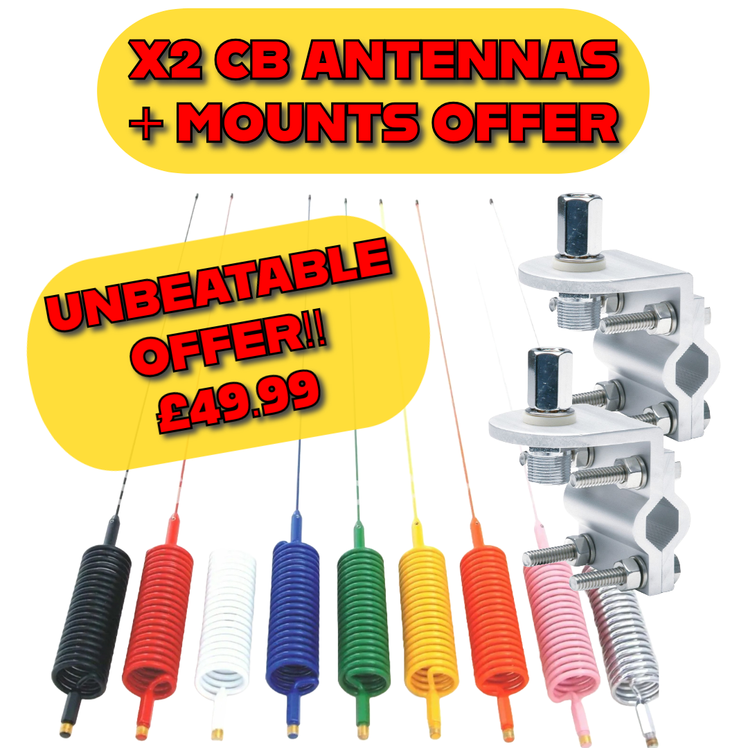 X2 CB ANTENNAS + MOUNTS